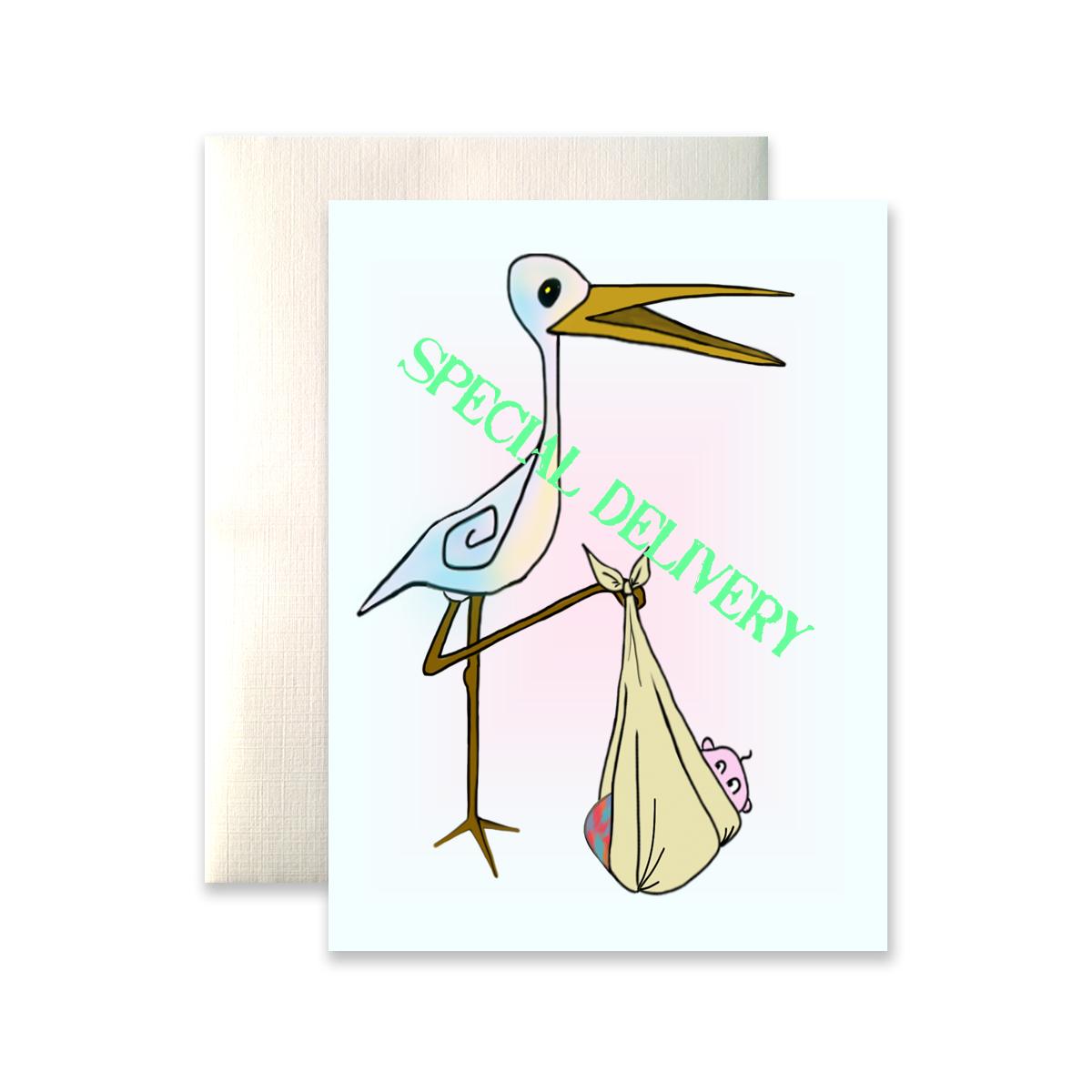 Stork Special Delivery Card